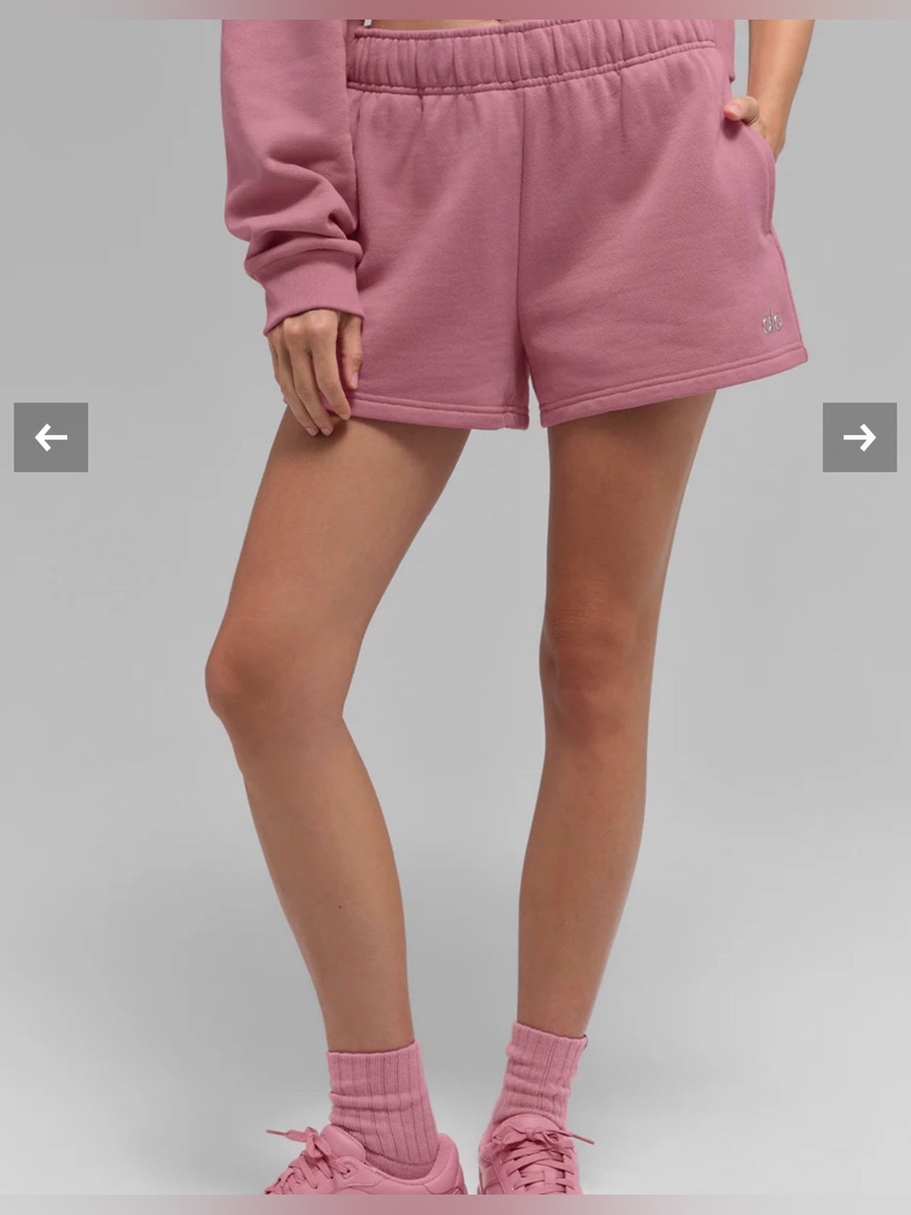 ALO Yoga Accolade Short Wild Pink Rose Medium NWT
